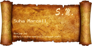 Suha Marcell névjegykártya
